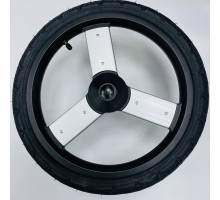 Колесо заднее коляски Bumbleride Speed 16", серебристый
